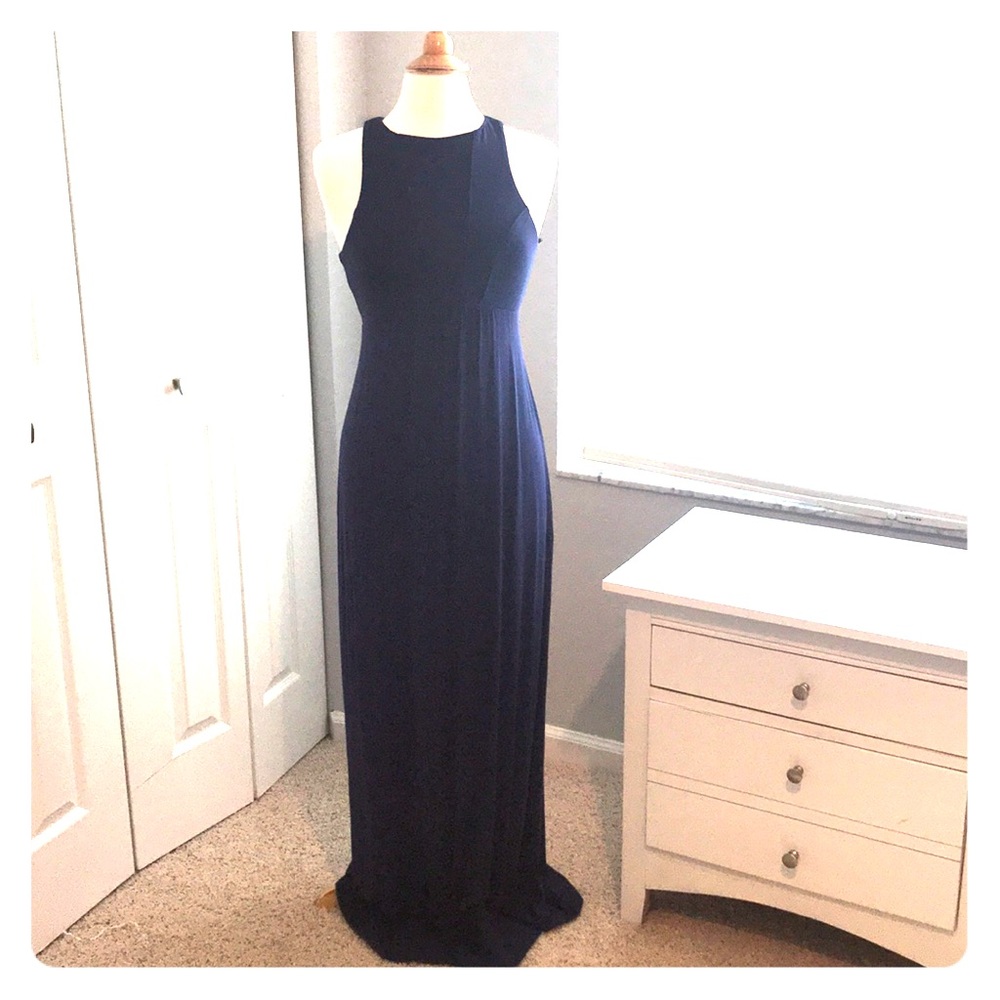 TART Pandora navy blue maxi dress